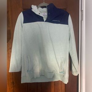 Vineyard Vines mint green and blue pull over sweater. Medium.